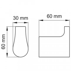 Крючок WasserKRAFT Wiese K-8923