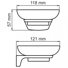 Мыльница WasserKRAFT Wiese K-8929