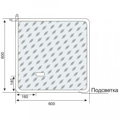 Зеркало Style Line ElFante Атлантика 60 СС-00002214