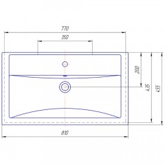 Комплект мебели ASB-Woodline Монте 80 бежевый массив ясеня