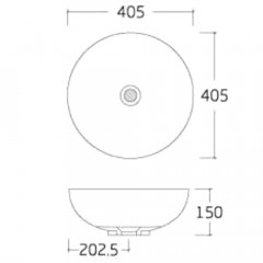 Раковина накладная Bronze de Luxe Sphera 6203