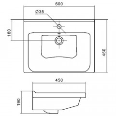 Комплект мебели ASB-Mebel Бари 60-2.2