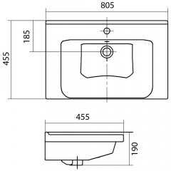 Комплект мебели ASB-Mebel Бари 80-2.2