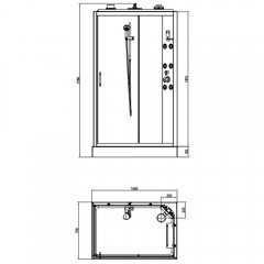 Душевая кабина Bandhours Sphera L 100x70