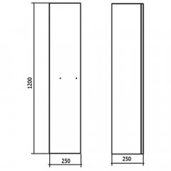 Пенал Bandhours Flores 25 L Flr250.59