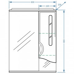 Комплект мебели Stella Polar Сильва 60