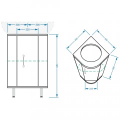 Комплект мебели Stella Polar Концепт 30 угловой