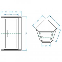 Комплект мебели Stella Polar Концепт 30 угловой