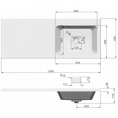 Раковина Madera Kamilla 120 R