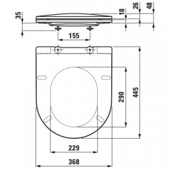 Инсталляция с унитазом Laufen Pack Pro Rimless 8.6996.6.000.000.R