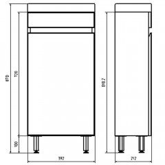 Тумба с раковиной ASB-Mebel Марко 40