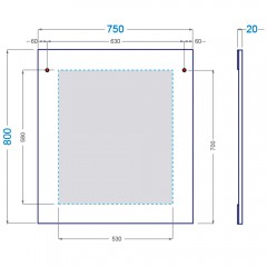 Комплект мебели Alavann Crystal 75