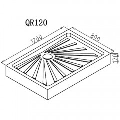 Поддон акриловый Cerutti QR121