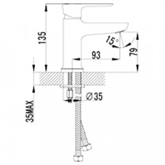 Смеситель для раковины Lemark Basis LM3606C