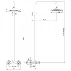 Душевая система Lemark Standard LM2160C