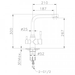 Смеситель для кухни Lemark Expert LM5061S