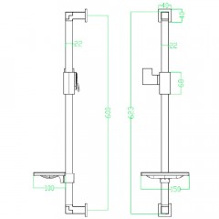 Душевая стойка Lemark LM8069C