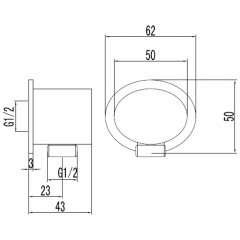 Шланговое подключение Lemark LM8026C