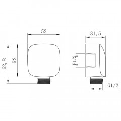 Шланговое подключение Lemark LM8085C