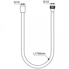 Душевой шланг Ideal Standard Idealflex A4109XG