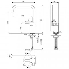 Смеситель для кухни Ideal Standard Active B8084AA