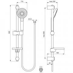 Набор для ванной комнаты Ideal Standard Ceraflex BD001AA