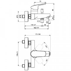 Набор для ванной комнаты Ideal Standard Ceraflex BD001AA