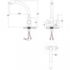 Смеситель для кухни Paulmark Essen Es213001-302