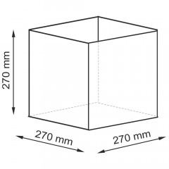 Корзина для белья WasserKRAFT Glan WB-660-L