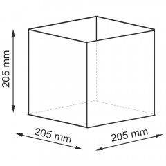 Корзина для белья WasserKRAFT Glan WB-660-S