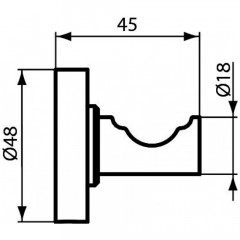 Крючок Ideal Standard Iom A9115XG