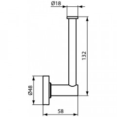 Держатель туалетной бумаги Ideal Standard Iom A9132XG