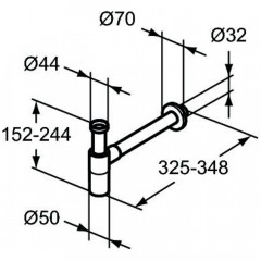 Сифон для раковины Ideal Standard T4441XG