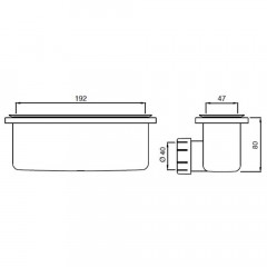 Сифон для поддона Ideal Standard Ultraflat New T4493V3