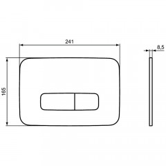 Клавиша смыва Ideal Standard Oleas R0123A6