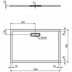 Поддон акриловый Ideal Standard Ultraflat New T4469V3