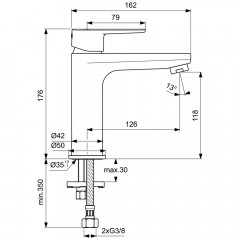 Смеситель для раковины Ideal Standard Cerafine BC554AA