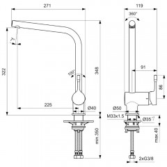 Смеситель для кухни Ideal Standard Ceralook BC174AA