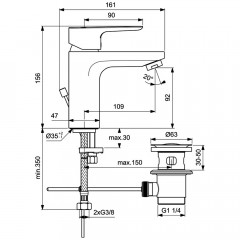 Набор для ванной комнаты Ideal Standard Ceraplan III BD005AA