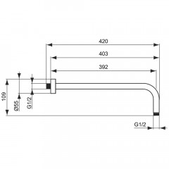 Набор для ванной комнаты Ideal Standard Esla BD002XC