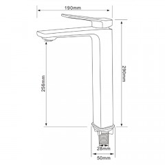 Смеситель для раковины Comforty FC071B-CMT