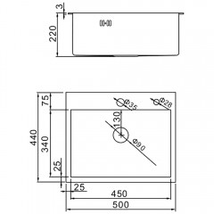 Мойка кухонная Gerhans K35044B