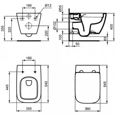 Инсталляция с унитазом Ideal Standard I.Life B IP001401