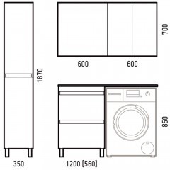 Зеркало Corozo Альтаир 60 SD-00000499