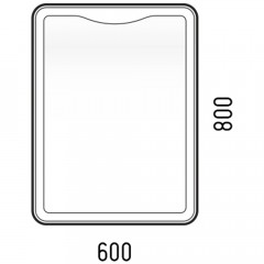 Зеркало Corozo Орли 60 SD-00000919