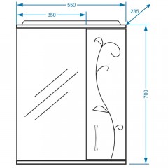 Комплект мебели Stella Polar Фантазия 55