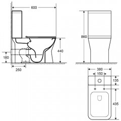 Унитаз Cerutti Ellero CT8458 безободковый