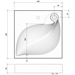 Раковина Madera List 60x60