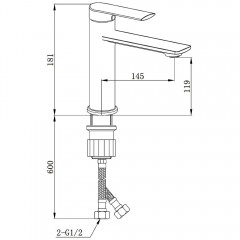 Смеситель для раковины Boch Mann Mimi BM8591