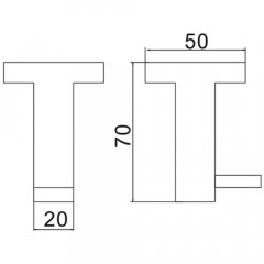 Крючок Ledeme 717 L71705-1